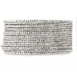 EUC Stella & Dot Bardot Bracelet Silver